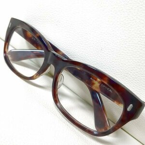 金子眼鏡 ユナイテッドアローズ べっ甲カラー 伊達メガネ スクウェアウェリントン UNITED ARROWS KANEKO OPTICAL