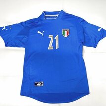 クリスティアン・ヴィエリ イタリア代表 2003 レプリカユニフォーム M プーマ アズーリ ビエリ 03-04 Christian Vieri 　_画像4