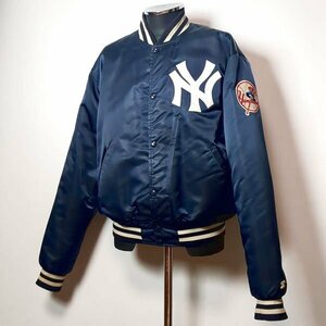 USA製 ニューヨークヤンキース スターター スタジャン L ナイロンジャケット ビンテージ 90s starter new york yankees