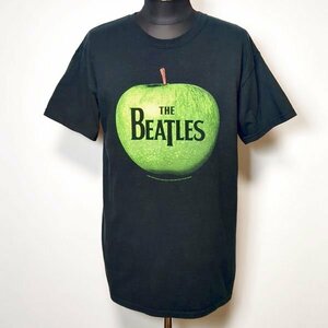 UK製 ビートルズ グリーンアップル ロックTシャツ M THE BEATLES バンドTシャツ イギリス製 青りんご