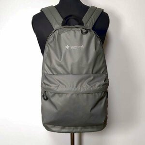 スノーピーク デイパック リュック ロゴ グレー snow peak Day Pack 20L UG-739