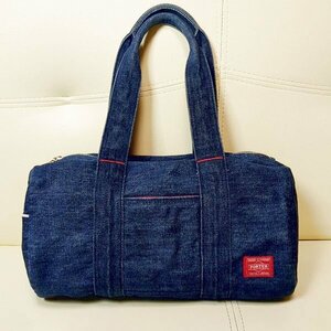  Headporter Denim Mini сумка "Boston bag" HEAD PORTER ручная сумочка маленький размер сумка cell bichi красный уголок индиго голубой 