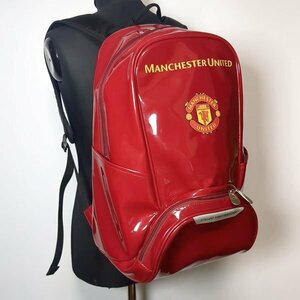 マンチェスターユナイテッド エナメルリュック バックパック Manchester United レッド マンU