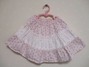 # Pom Ponette # pretty cotton skirt 110cm pink 