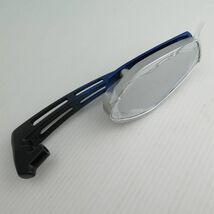 ◆新品未使用 MAGAZI製 汎用 8mm 10mm ミラー ブルークリアレンズ バイク 雷克銘鏡 藍色 220127②_画像2