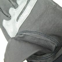 ◆未使用長期保管品 MotoMap X935-R レザーグローブ ハンドカバー 手袋 防寒 Mサイズ ブラック 豚革 22032915_画像5