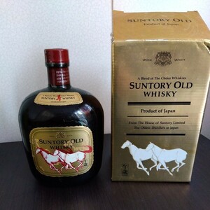 サントリー OLD SUNTORY オールド ウイスキー 古酒 WHISKY 干支ラベル 馬