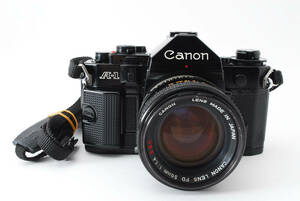 Canon A-1 / CANON LENS FD 50mm F1.4 S.S.C.　良品　＃1107309