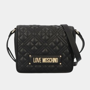 【新品】 ラブ モスキーノ LOVE MOSCHINO JC4002PP9DLA0000 ショルダーバッグ ブラック ゴールド金具 ワンポイント