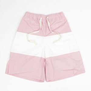 JW ANDERSON ボトムス ハーフパンツ SR0012 PG0150 PANELLED RUGBY SHORT メンズ ピンク×ホワイト 新品 POWPNK 4