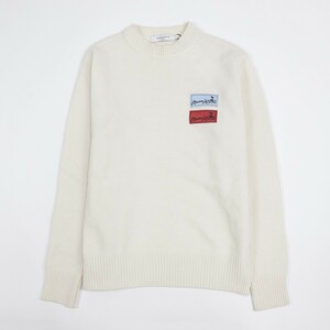 【新品】メゾン キツネ トップス ニット セーター 長袖 ホワイト MAISON KITSUNE P700 M