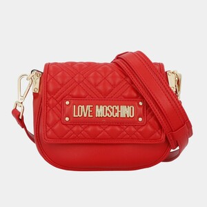 【新品】 ラブ モスキーノ LOVE MOSCHINO JC4310PP9ELA0500 ショルダーバッグ レッド ゴールド金具 ワンポイント