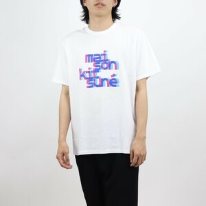 [ new goods ] mezzo n fox HM00140KJ0008 T-shirt white MAISON KITSUNE P100 XXL