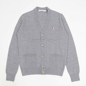 [ new goods ] mezzo n fox knitted cardigan gray MAISON KITSUNE H150 XXS