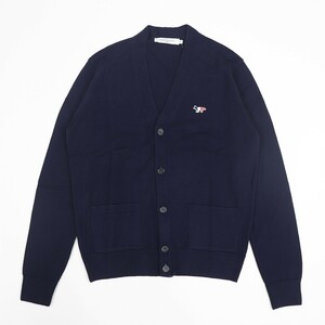 [ new goods ] mezzo n fox knitted cardigan navy MAISON KITSUNE P480 M