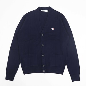 [ new goods ] mezzo n fox knitted cardigan navy MAISON KITSUNE P480 S