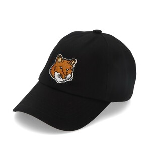 [ new goods ] mezzo n fox LM06103WW0087 cap black MAISON KITSUNE P199 FREE