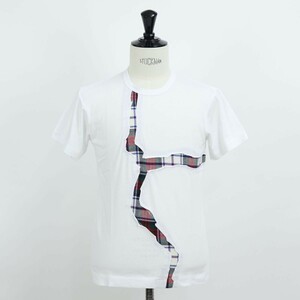 【新品】コムデギャルソン FJ T007 W22 WHITE Tシャツ 2/WHITE-WHITE S