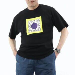 【新品】ケンゾー Tシャツ 半袖 F955TS0434CG ブラック ロゴ KENZO 99 S