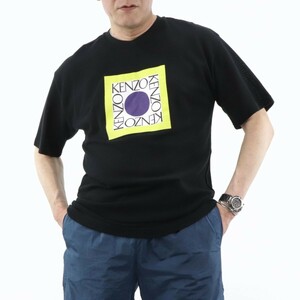 【新品】ケンゾー Tシャツ 半袖 F955TS0434CG ブラック ロゴ KENZO 99 XL