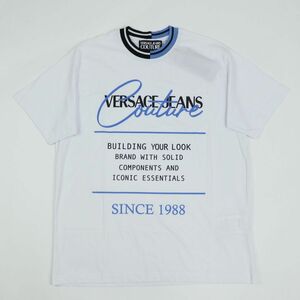 【新品】ヴェルサーチ JEANS COUTURE Tシャツ ホワイト VERSACE 003 M