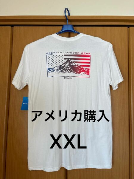 アメリカ購入 Columbia コロンビア 半袖 TシャツXXL