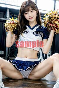 チアリーダー ラミネート加工A4サイズ 匿名配送 美人ポスター 高品質 cheer001