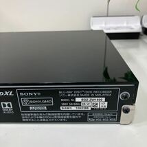 2017年製 SONY BDZ-ZW1500 ブルーレイディスクレコーダー 動作未確認 ジャンク品_画像7