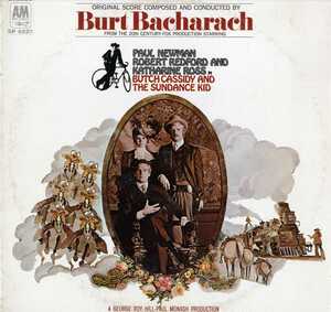 ＬＰ盤　Burt Bacharach：バート・バカラック　明日に向って撃て！　サントラ盤　「雨にぬれても」収録