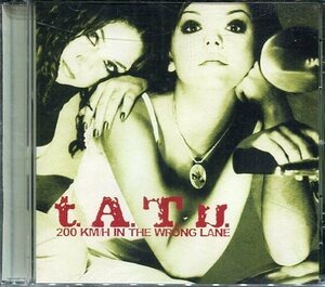 CD盤　 t.A.T.u.：タトゥー　 200 Km/H in the Wrong Lane