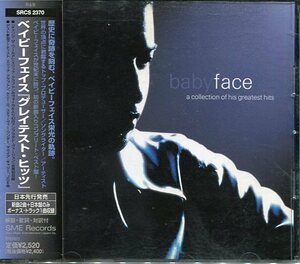 CD盤　ベイビーフェイス：Babyface　グレイテスト・ヒッツ：A Collection of His Greatest Hits