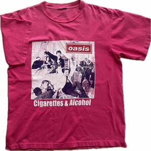 Oasis 当時ブート 2枚タグ シングルステッチ cigarettes &alchol Tシャツ