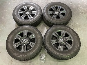 ☆C-8510 ハイラックス純正 17×7.5＋30 139.7-6ｈブリヂストン ブリザック 265/65-17 2020年製造 純正ナット 美品 室内保管☆