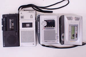 カセットレコーダー 4点セット Panasonic RQ-L26 SONY TCS-60 M-101 AIWA TP-M10 G05154T