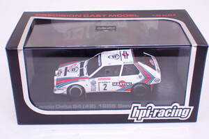 1 jpy ~ beautiful goods hpi-racing 1/43 scale minicar Lancia Delta 967 Lancia Delta S4 #2 1986 Sanremo A05158T