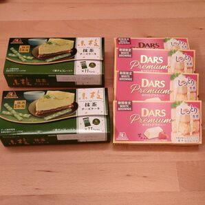  森永製菓 小枝 抹茶チーズケーキ 88本，DARS ホワイトブラウニー4箱