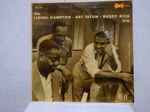 ☆★JAZZ 名盤 LP!☆美品！★☆米Clef 原盤★☆LIONEL HAMPTON - ART TATUM - BUDDY RICH Trio★☆ MGC-709☆★☆☆匿名配送☆★★