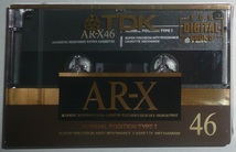 カセットテープ●TDK AR-X●46分●●未開封●ノーマル・ポジション_画像1