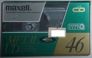 カセットテープ●maxell METAL UD●46分●●未開封●メタル●マクセル