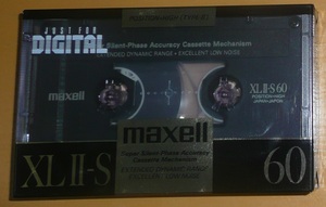 カセットテープ●maxell XLⅡ-S●60分●●未開封●ハイ・ポジション●マクセル