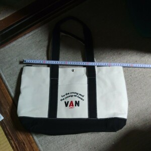 VAN JAC CLUB KENT IN TRADITION SCENE DOMON トートバック　男女兼用　中古美品　帆布