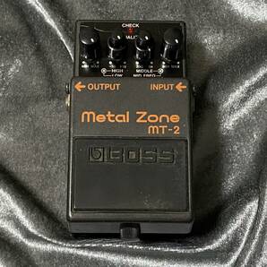 ★動作確認済 BOSS MT-2 METAL ZONE メタルゾーン エフェクター Distortion ギター ディストーション ボス