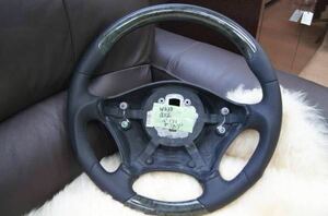  Benz!Steering/[②V Class W639 wood combination / birz I black leather GunGrip