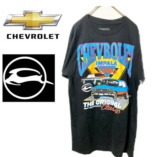 ★新品★送料無料★匿名発送★ CHEVROLET コルベット IMPALA インパラ Tシャツ Sサイズ(US) アメ車 