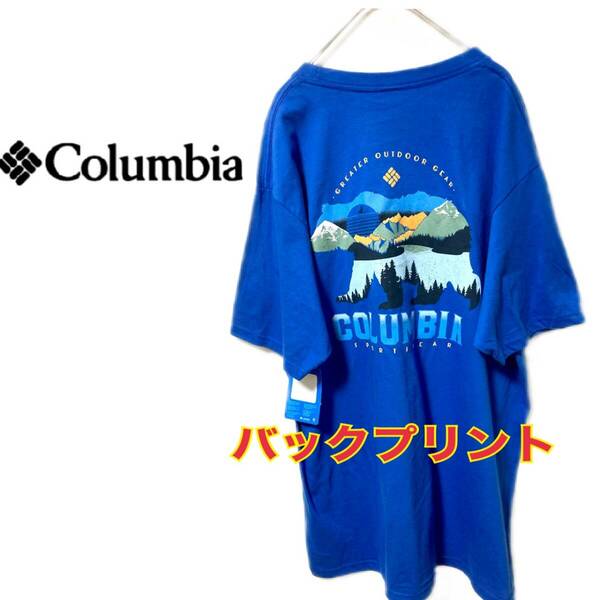 ★新品★即決★送料無料★匿名発送★LA買い付け★ Columbia SPORTSWEAR コロンビア Tシャツ 熊 カリフォルニア Lサイズ(US規格)