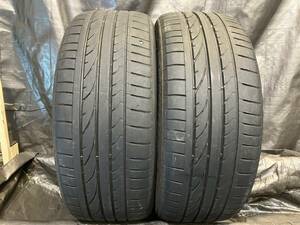 ブリヂストン 225/50R18 POTENZA RE050A 2本セット 中古タイヤ 2021年製 225/50-18