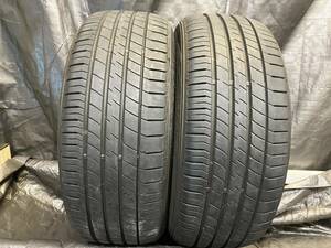 バリ溝 ダンロップ 205/50R17 ルマン５ 2本セット 中古タイヤ 205/50-17 セレナハイブリッド オーラ インプレッサ など