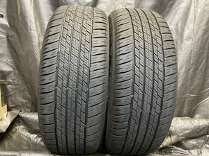 バリ溝 ダンロップ 265/55R19 AT23 2本セット 中古タイヤ 2022年製 265/55-19 ランドクルーザープラド などに