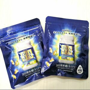 【新品未開封】サントリー　DHA&EPA＋セサミンEX　120粒 2袋セット