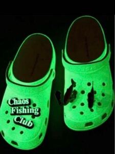 未使用 希少 クロックス 限定 crocs Chaos Fishing Club×Crocs 28㎝ 蓄光